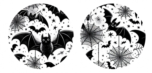 2er Set Freestyle Libre 2 Sticker - Bats
