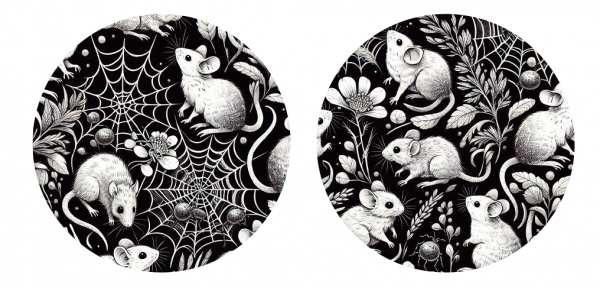 2er Set Freestyle Libre 2 Sticker - Mice