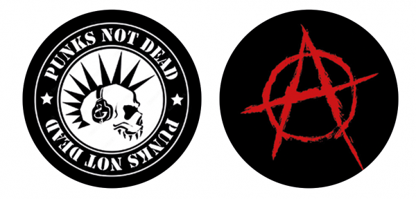 2er Set Freestyle Libre 2Sticker - Punk
