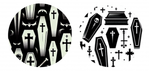 2er Set Freestyle Libre 2 Sticker - Coffin