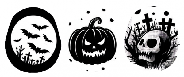 3er Set Dexcom G7 Sticker - Halloween 1