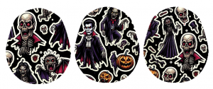3er Set Dexcom G7 Sticker - Halloween 2
