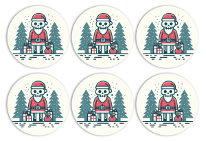 6er Set Freestyle Libre 3 Sticker - Santa’s coming 🎅🏻 XMAS SPECIAL 🎅🏻
