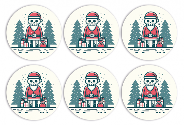 6er Set Freestyle Libre 3 Sticker - Santa’s coming 🎅🏻 XMAS SPECIAL 🎅🏻