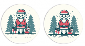 2er Set Freestyle Libre 2 Sticker - Santa’s coming 🎅🏻 XMAS SPECIAL 🎅🏻