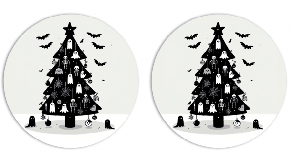 2er Set Freestyle Libre 2 Sticker - Christmas Tree 🦇 XMAS SPECIAL 🦇
