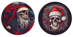 2er Set Freestyle Libre 2 Sticker - XMAS MIX 2 💀 XMAS SPECIAL 💀
