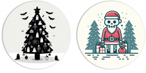 2er Set Freestyle Libre 2 Sticker - XMAS MIX 3 💀 XMAS SPECIAL 💀