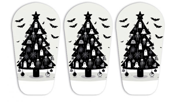3er Set Dexcom G6 Sticker - Christmas Tree 🦇 XMAS SPECIAL 🦇