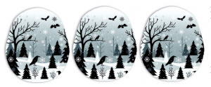 3er Set Dexcom G7 Sticker - Winter Forest ❄️ XMAS SPECIAL ❄️